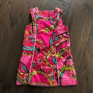 EUC GIRLS LILLY PULITZER SHIFT SIZE 4